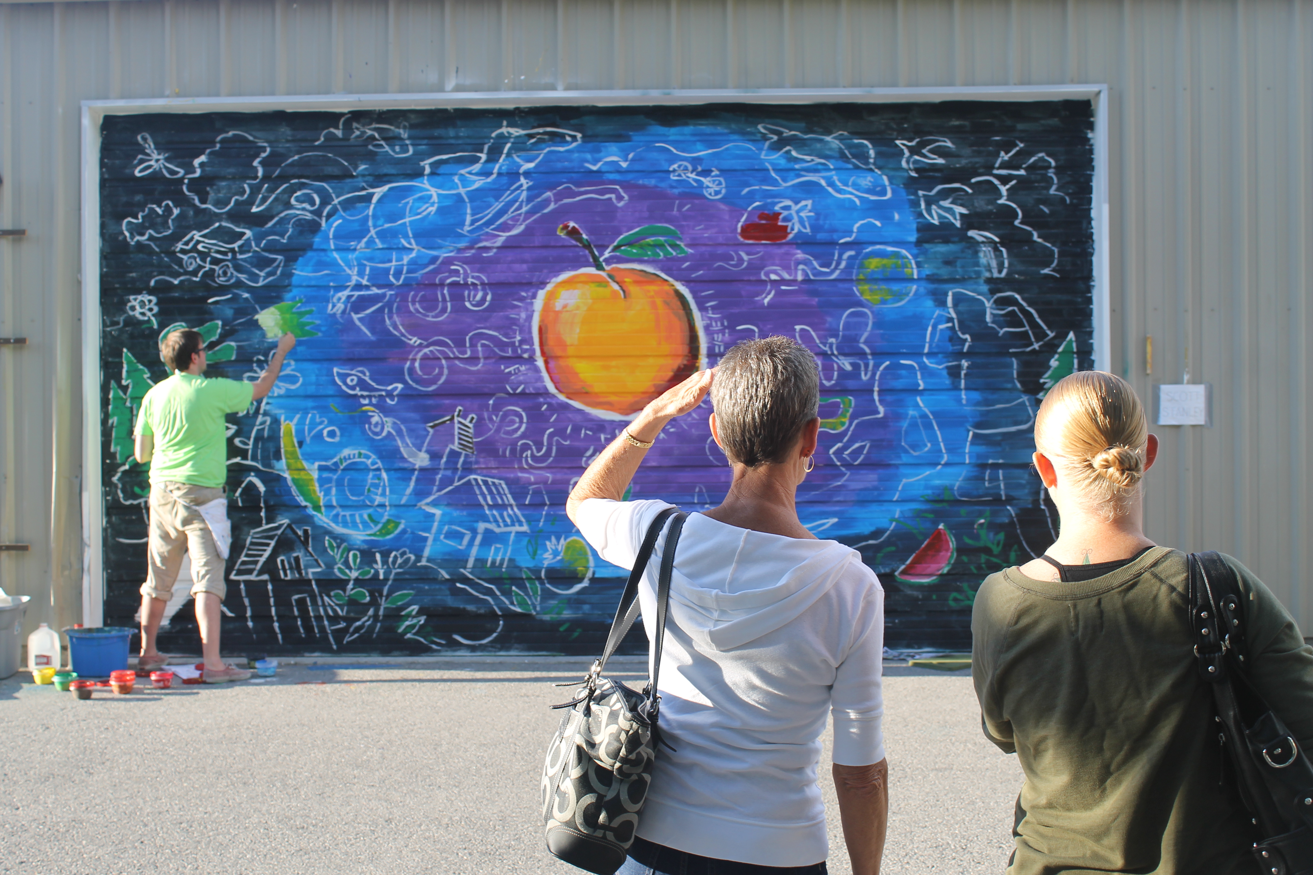 Community to vote for favorite garage mural inspired by children