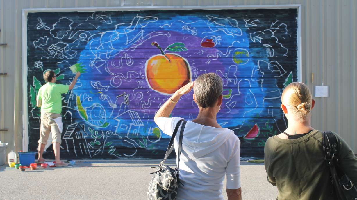 Community to vote for favorite garage mural inspired by children