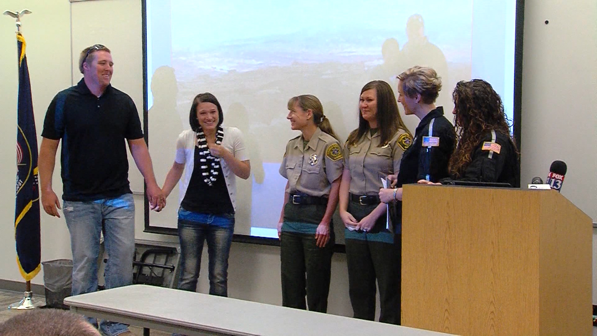 Tooele 911 dispatchers honored for work in saving woman's life
