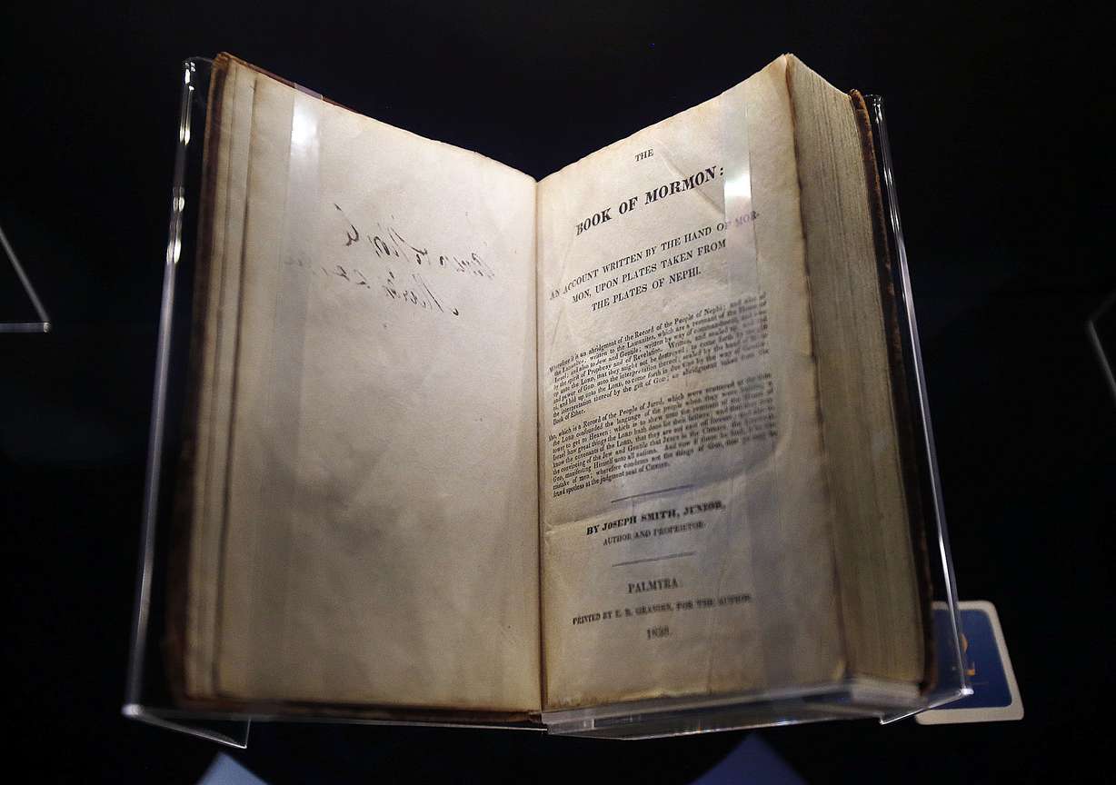 A Book of Mormon First Edition (1830).