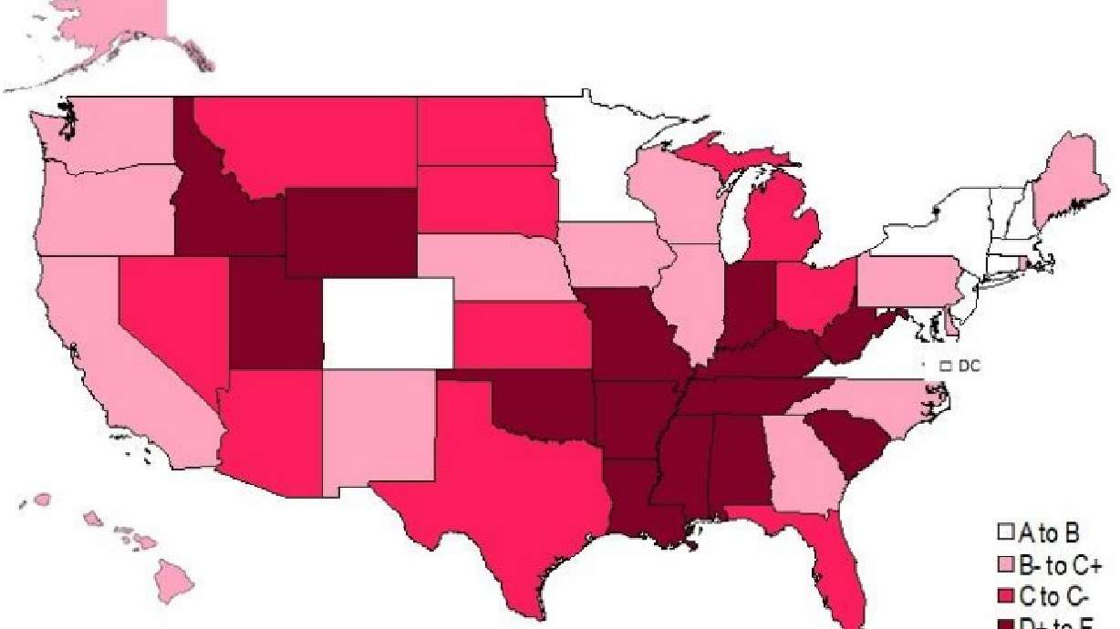 Map shows states where working women are most equal