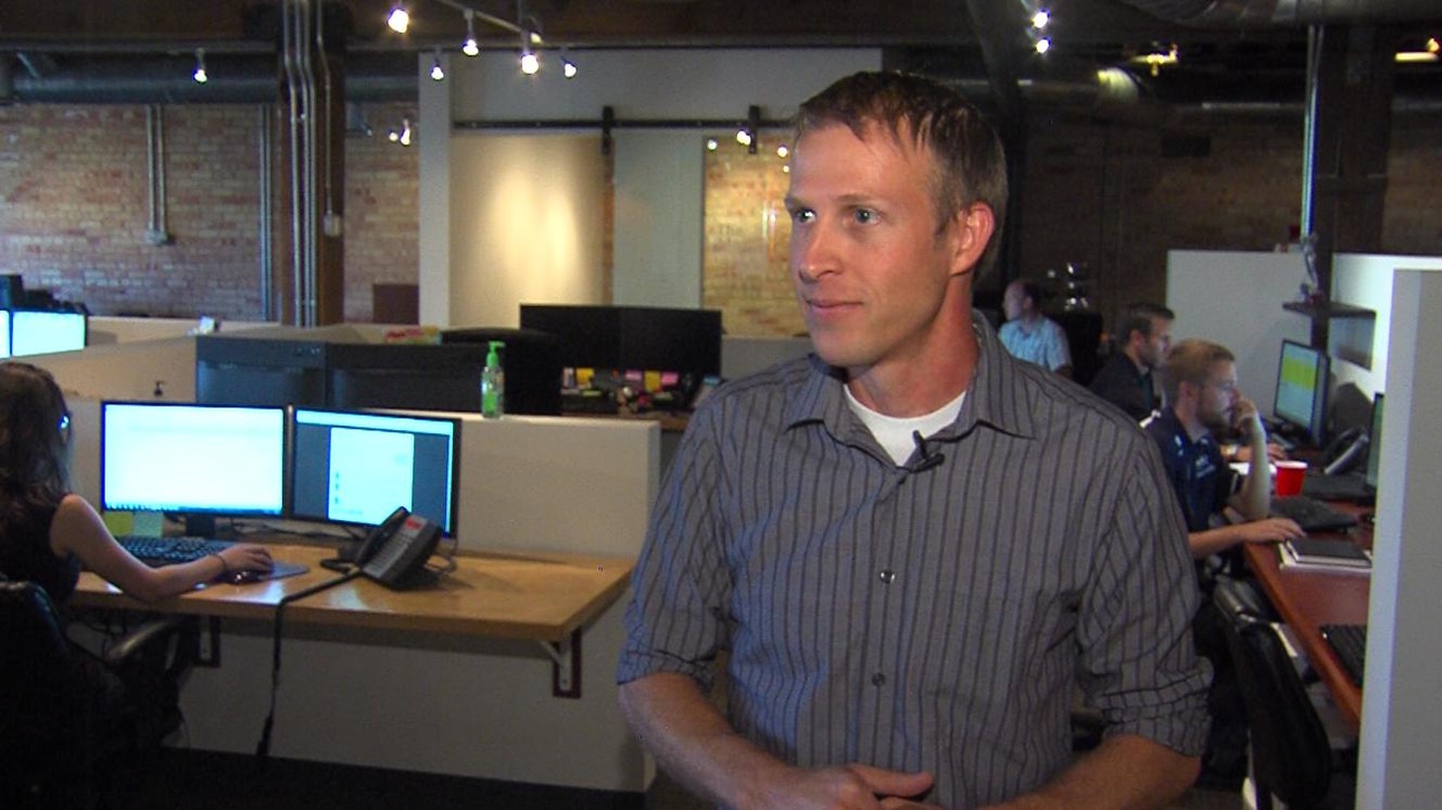 Alan Martin, the founder and CEO of campusbookrentals.com, said his business has evolved. While students are still renting books online from his website, kiosks in bookstores allow students to grab the book they need and rent it on the spot. This helps the students who need the book now and helps the bookstore because his company is buying the book from them.