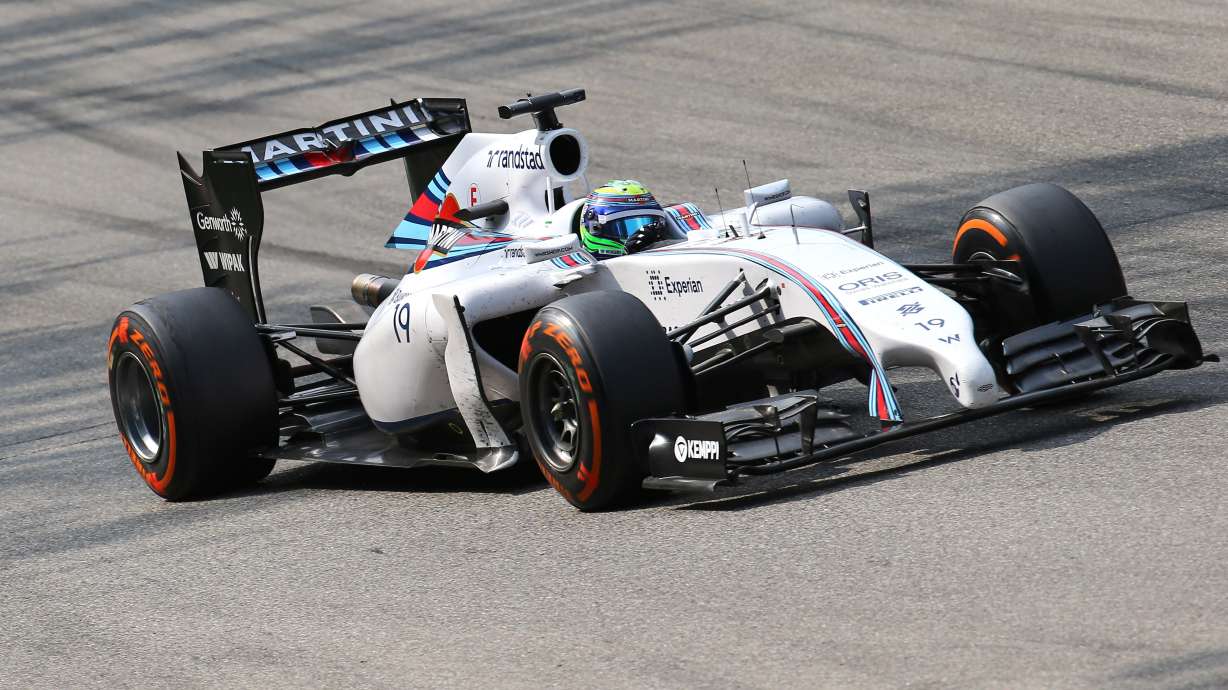 Felipe Massa emotional after podium place at Monza