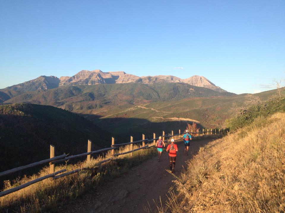 "We picked up pacers, Craig Lloyd and Jennilyn Eaton at Lambs Canyon (about 47 miles in). Matt and I were sleep deprived, and had already experienced our share of lows. Having friends to smile and laugh with us during this time, that is normally miserable, made it one of the highlights of my race. It was a party." -Scott Wesemann