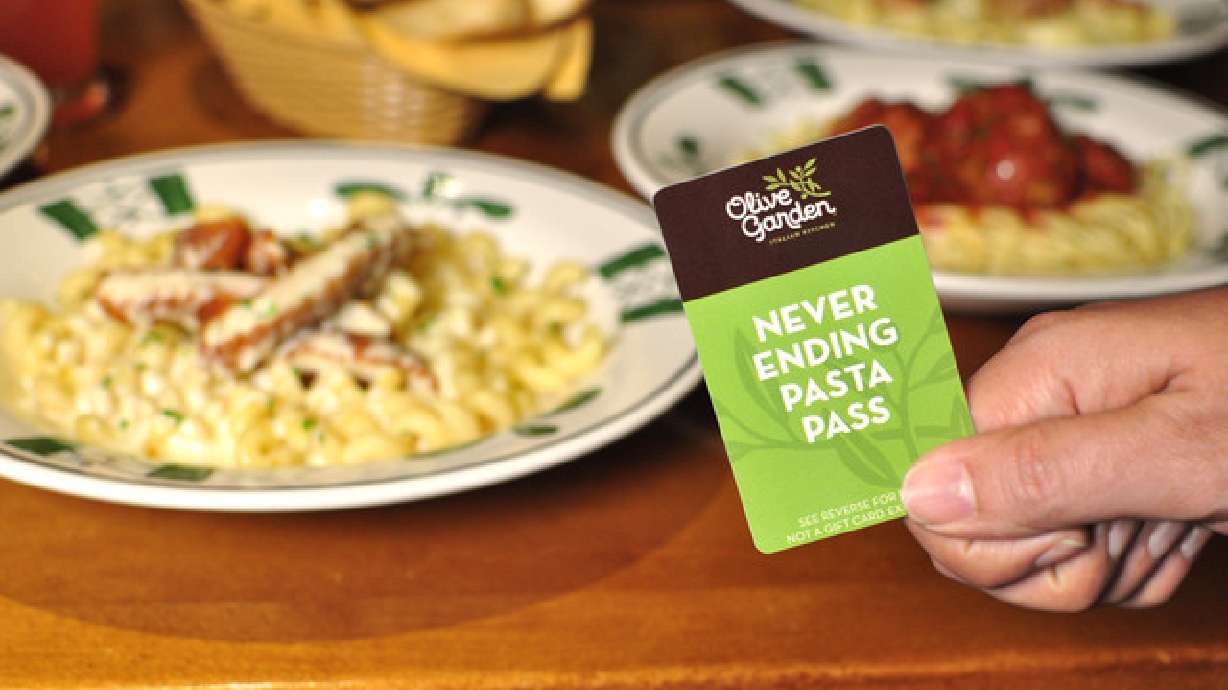 Olive Garden offers all you can eat — for seven weeks