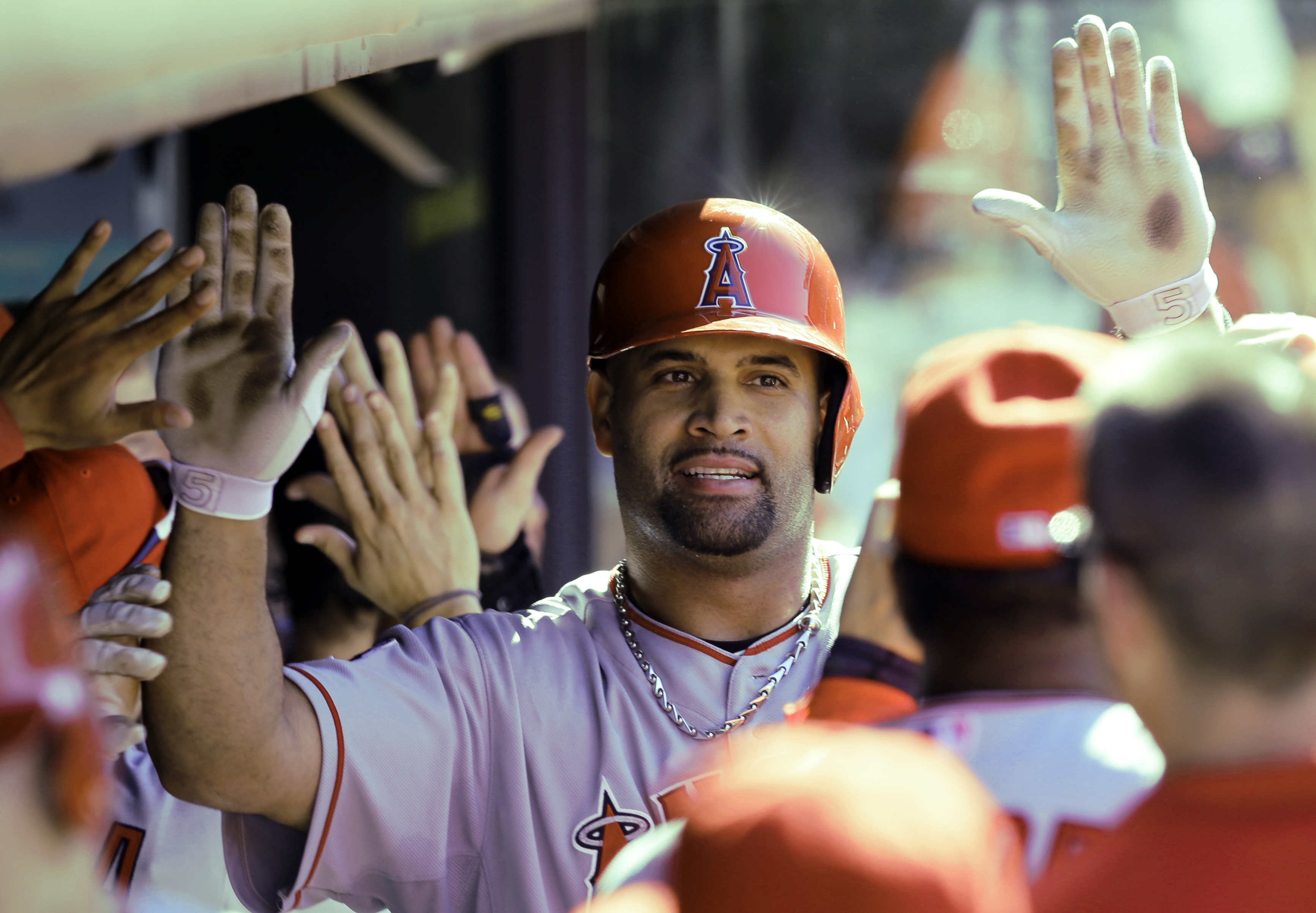 Weaver wins 16th as Angels rout Indians 12-3