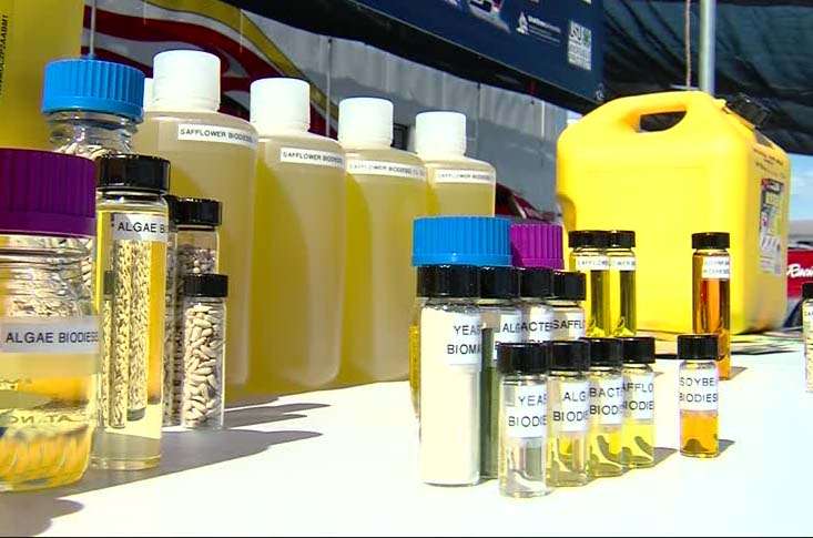 USU races vehicle powered by algae and safflower seed fuel