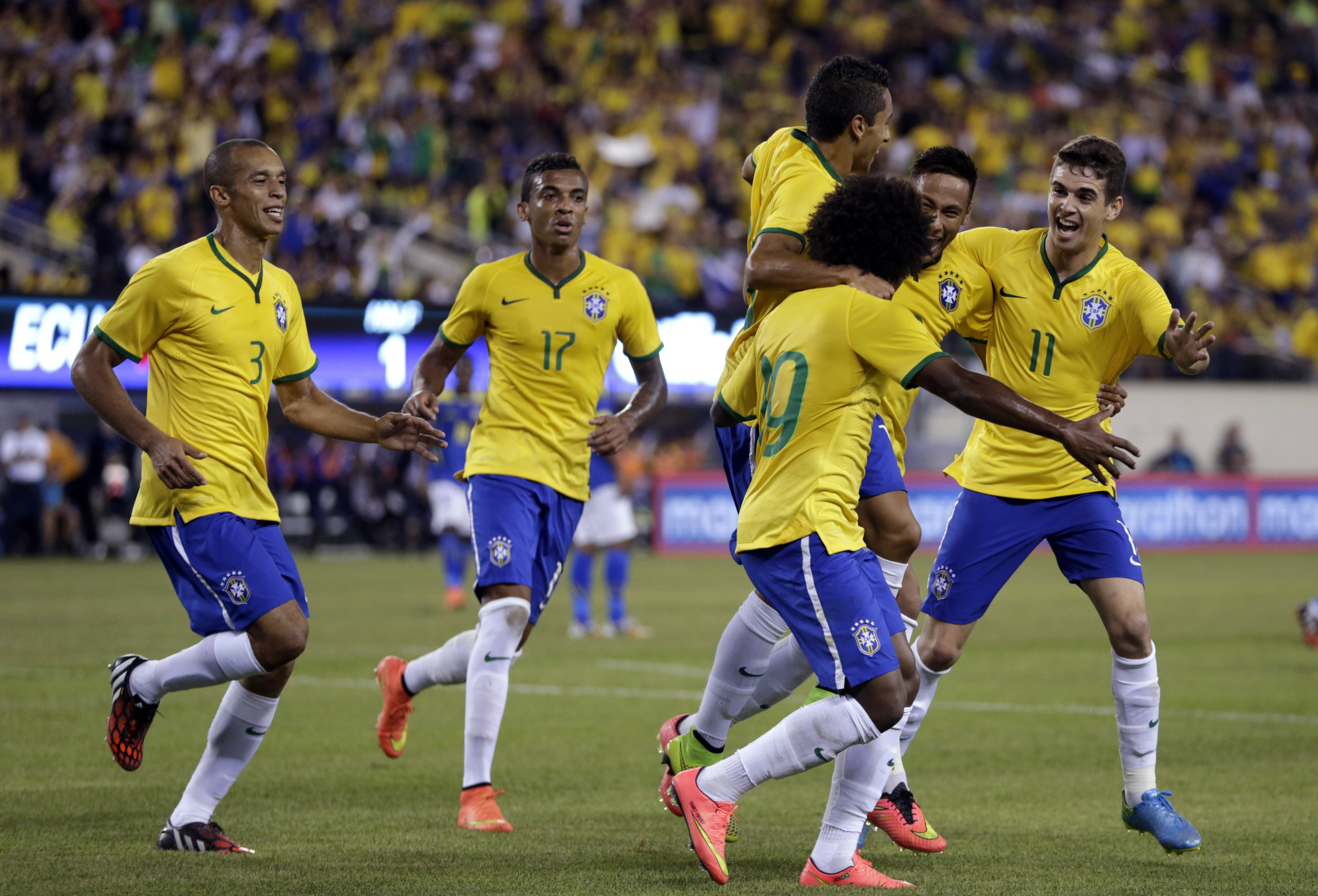 Willian leads Brazil past Ecuador 1-0
