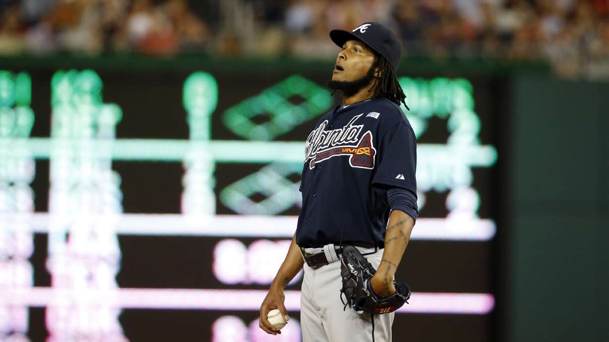 Braves lose 6-4 to Nationals, fall 9 games back