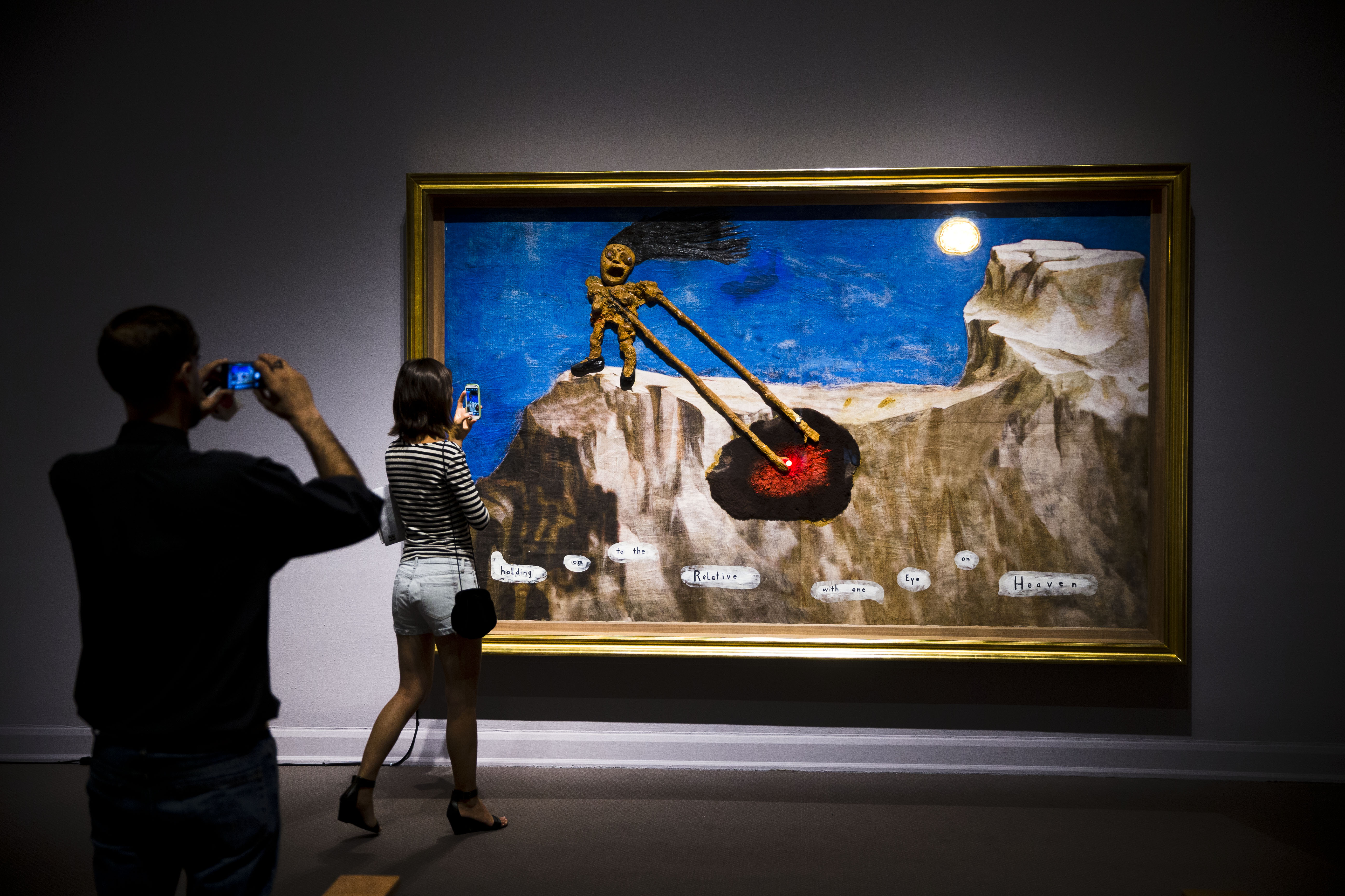 David Lynch visits Philly for exhibit on his art