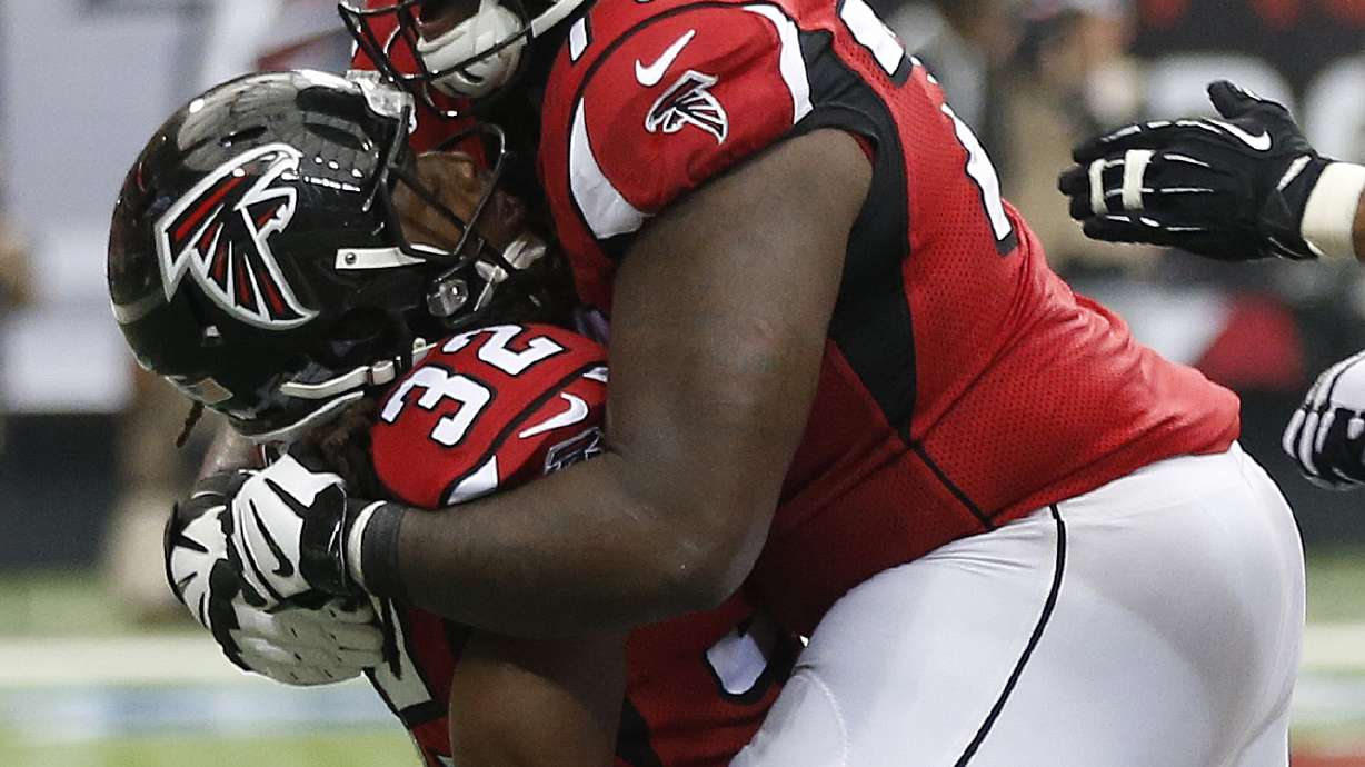 Falcons' Carimi may make first career start at LT