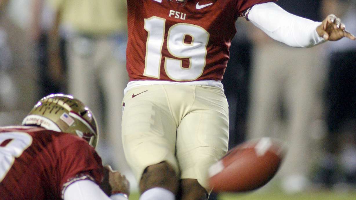 No. 1 Florida State K Aguayo is on record pace