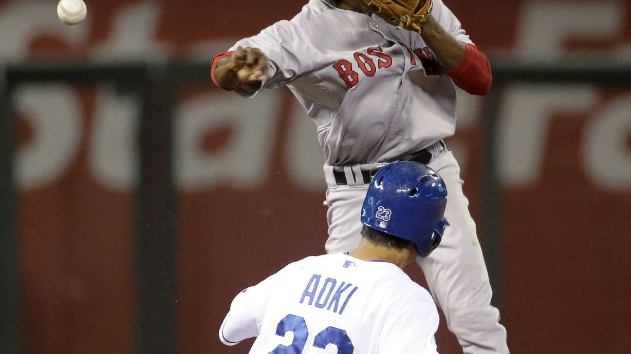 Royals commit 3 errors in 6-3 loss to Red Sox