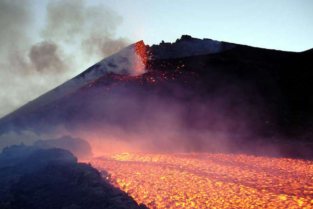 One of two Italy sites inscribed by the committee, this new World Heritage site is made up of 19,237 uninhabited hectares on the highest part of Mount Etna, on the eastern coast of Sicily. Mount Etna is the highest Mediterranean island mountain and the most active stratovolcano in the world, with an eruptive history that can be traced back 500,000 years.