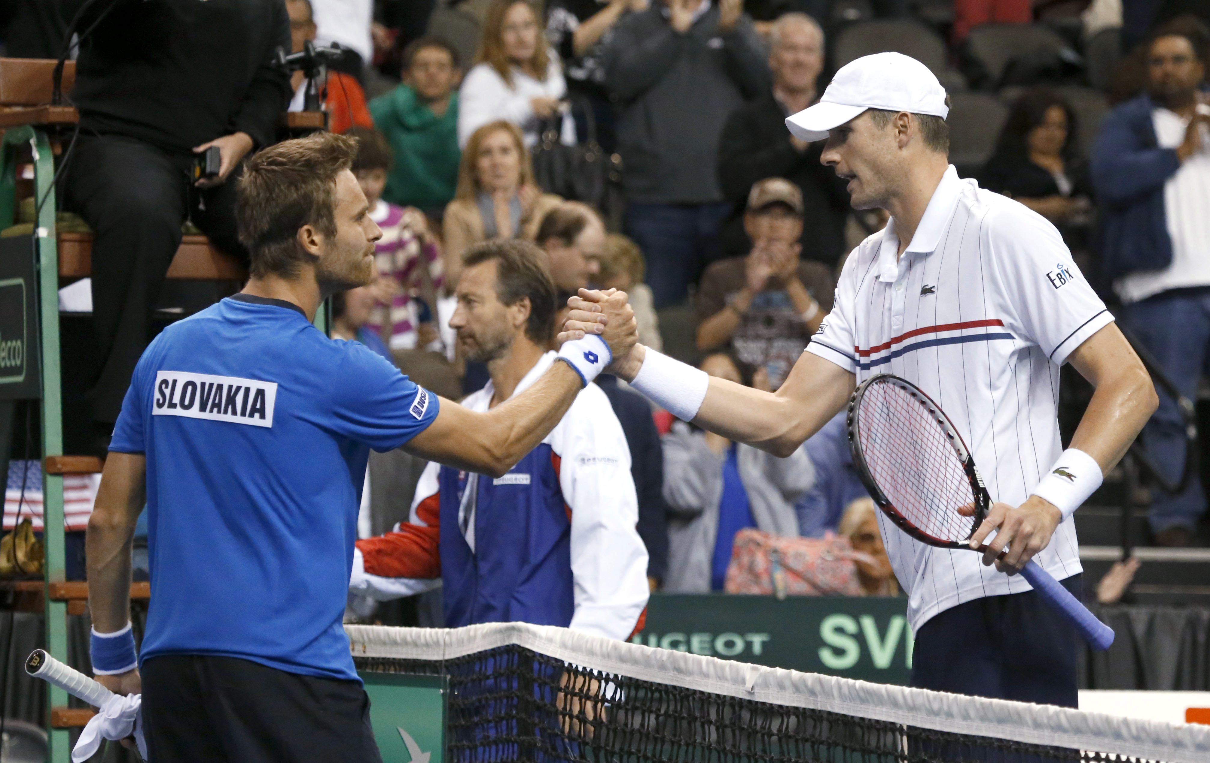 US takes 2-0 lead over Slovakia in Davis Cup