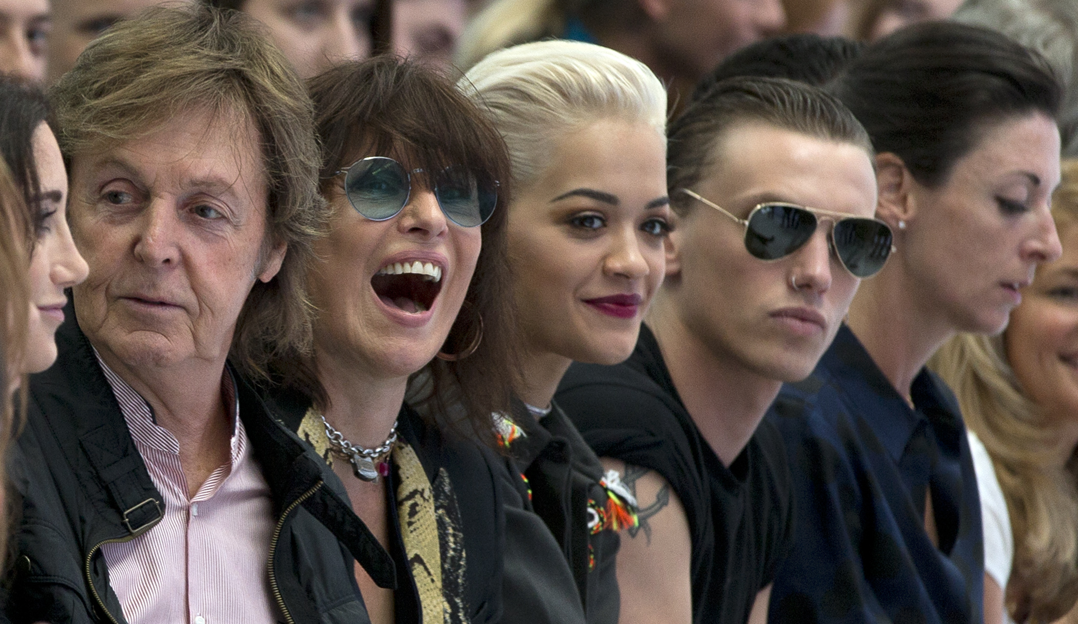 McCartneys and wellies at London Fashion Week