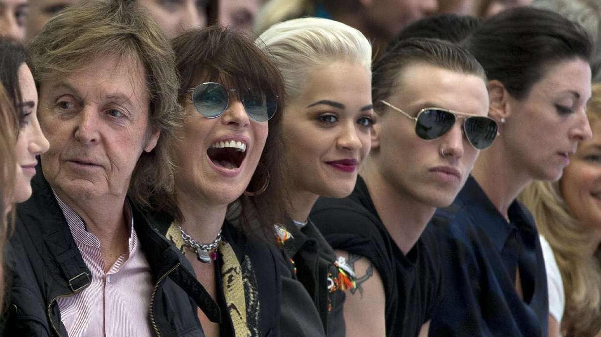 McCartneys and wellies at London Fashion Week