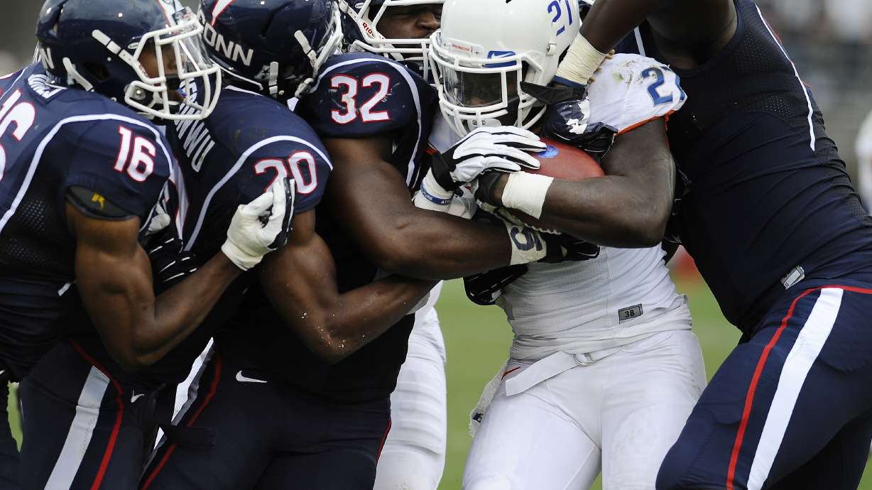 Hedrick, Miller lead Boise State over UConn 38-21