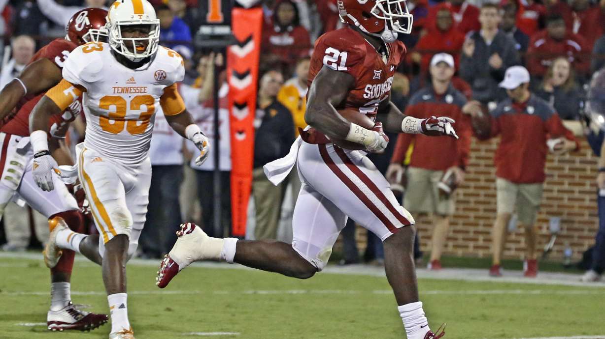 Oklahoma RB Keith Ford out vs West Virginia