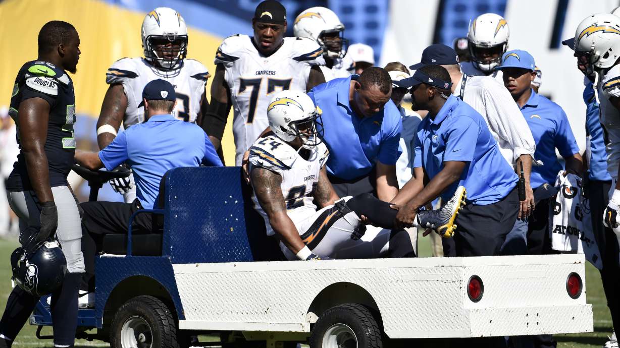 Chargers RB Mathews has sprained MCL in right knee