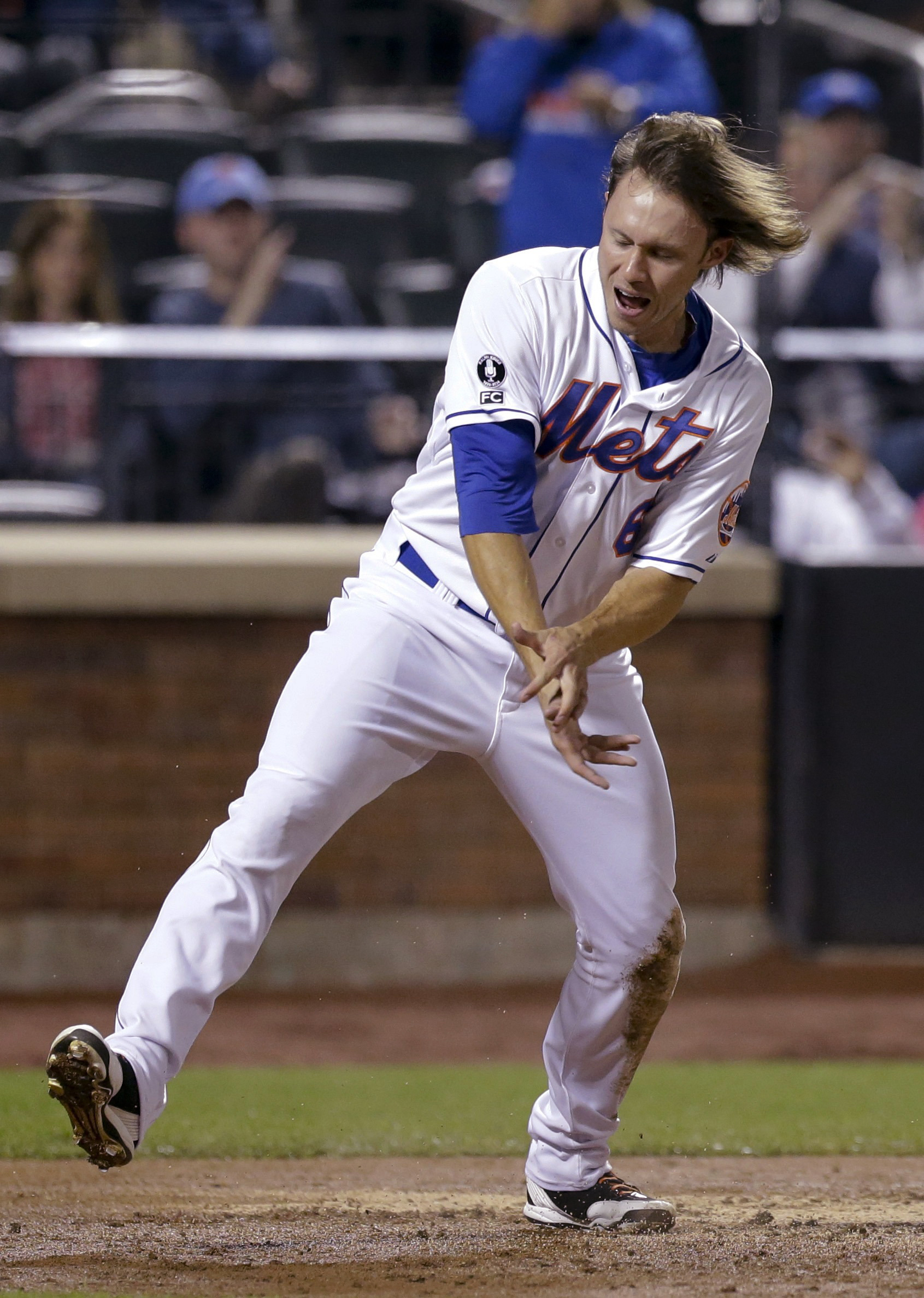 Flores homers twice in Mets 9-1 win over Marlins
