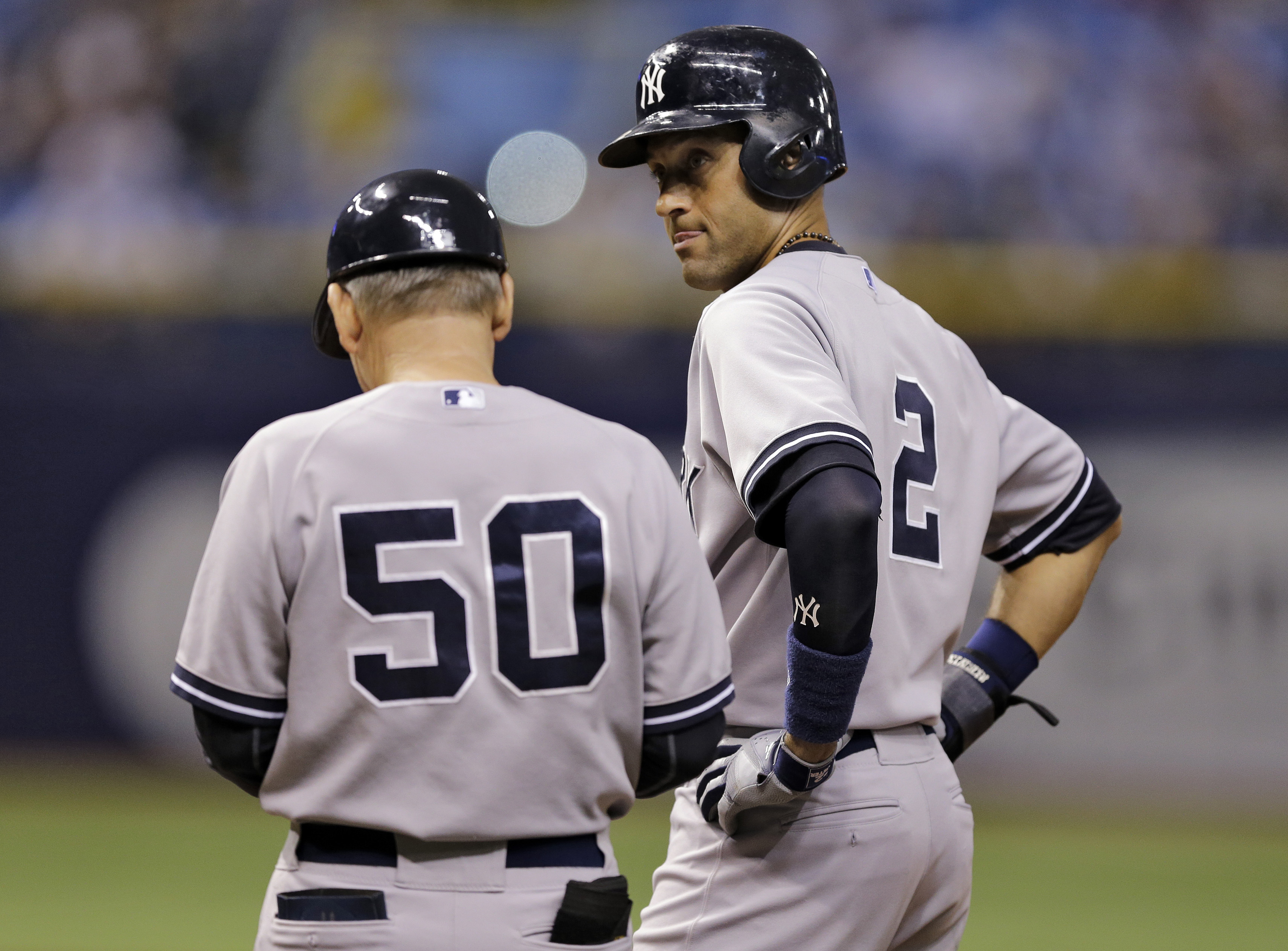 Rays beat angry Yankees 6-1 after Jeter gets hit