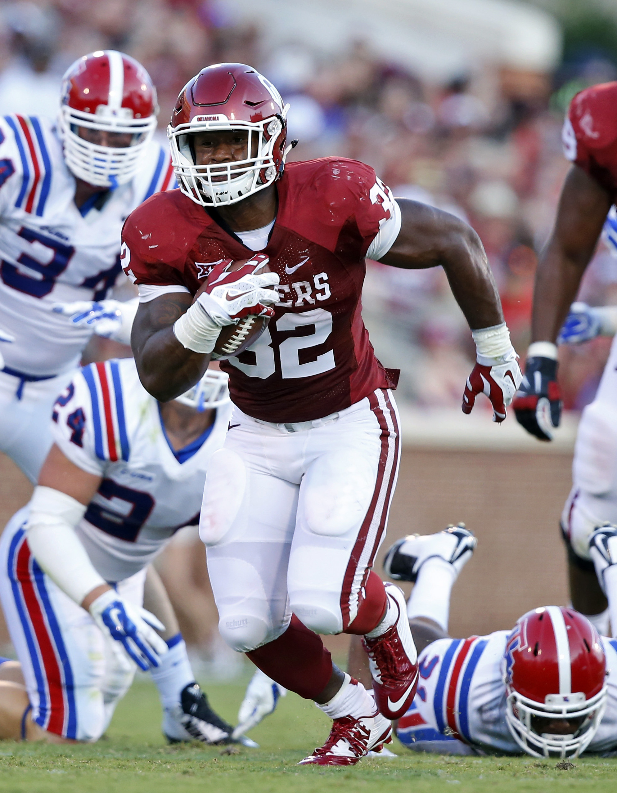Oklahoma freshman RB Perine ready for bigger role