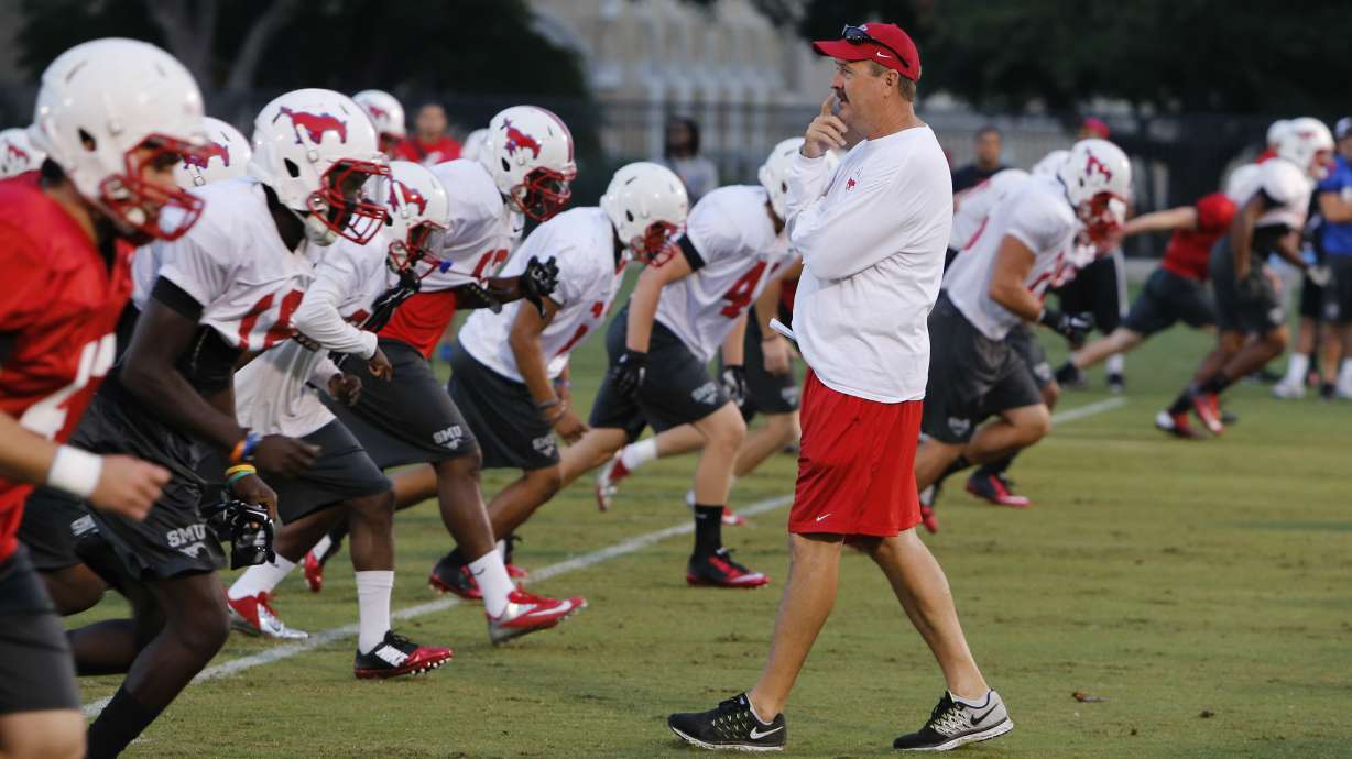 SMU already louder, more physical after June Jones