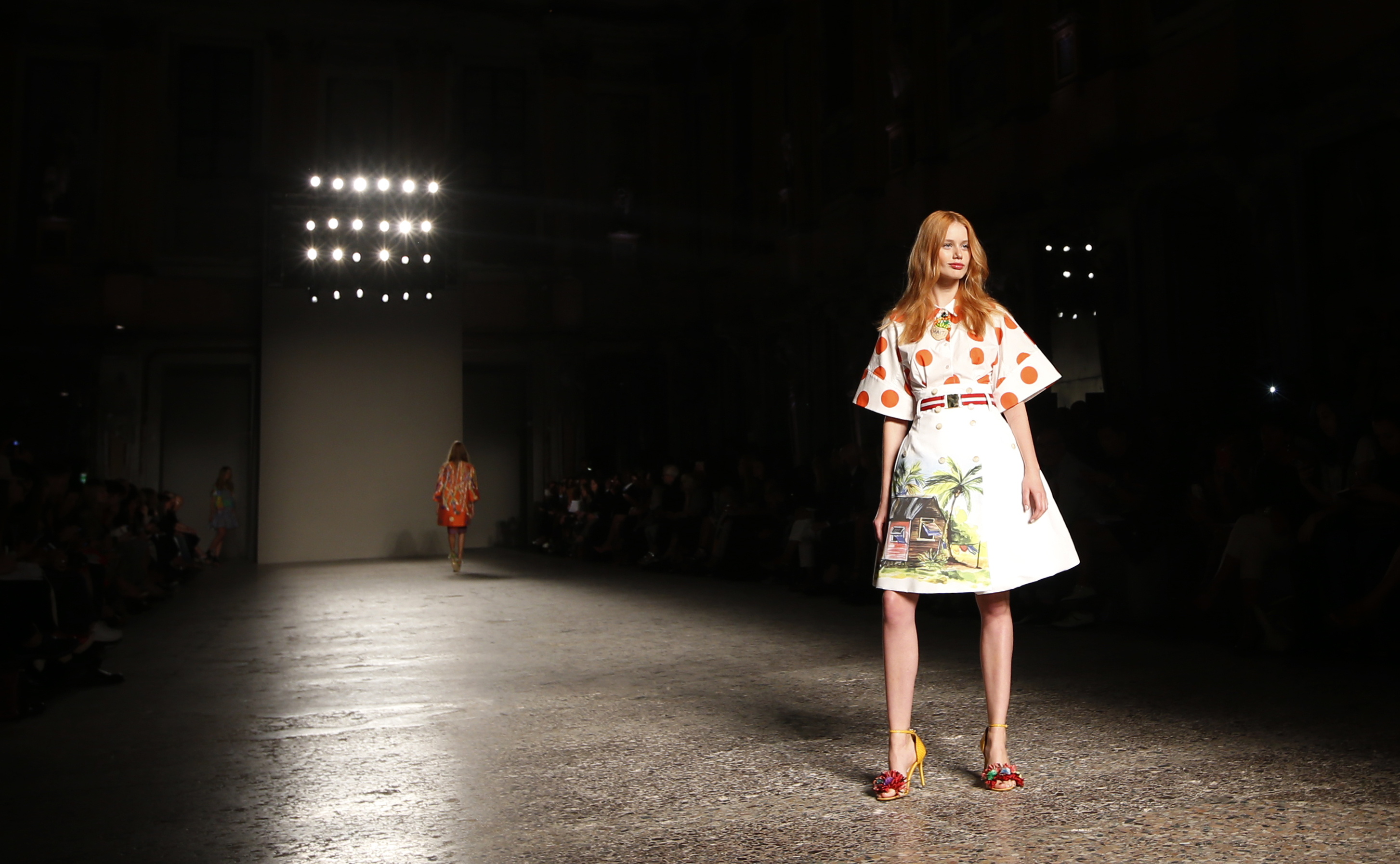 Gucci opens fashion week with hippy chic looks