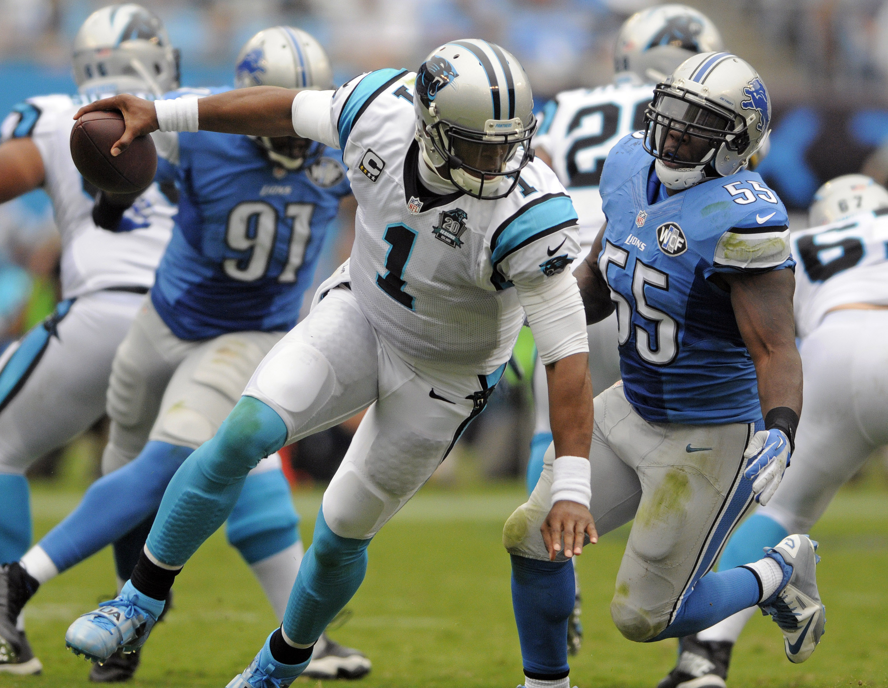 Banged-up QB Cam Newton ready to take on Steelers