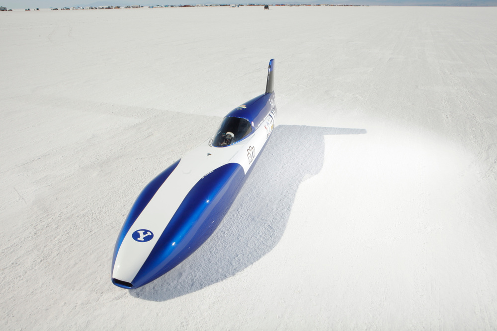 BYU electric car breaks 200 mph, beats record