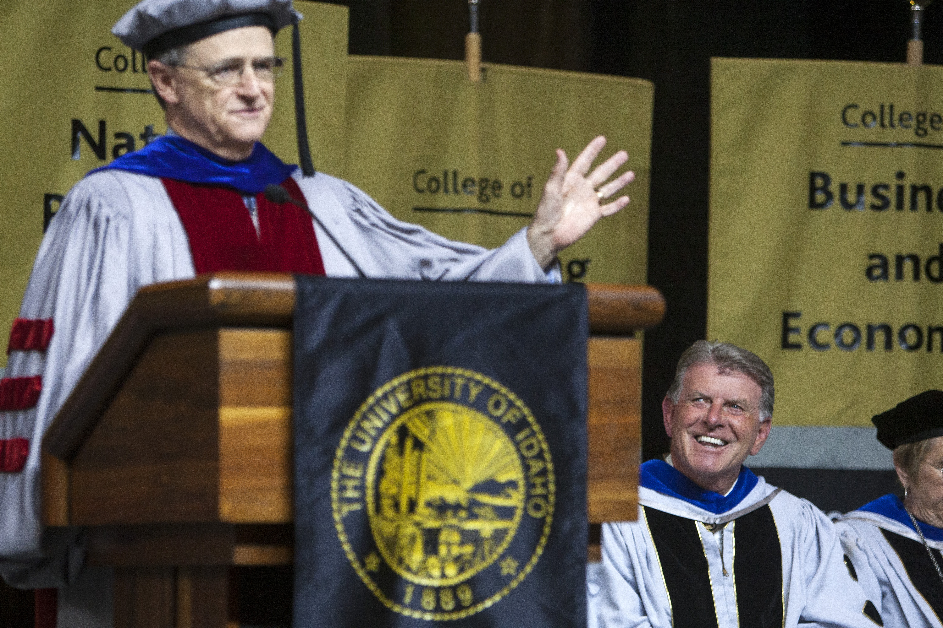 Staben inaugurated as U of Idaho president