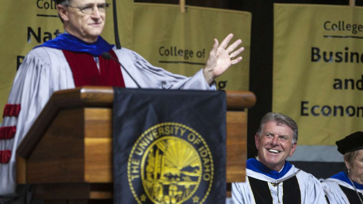 Staben inaugurated as U of Idaho president