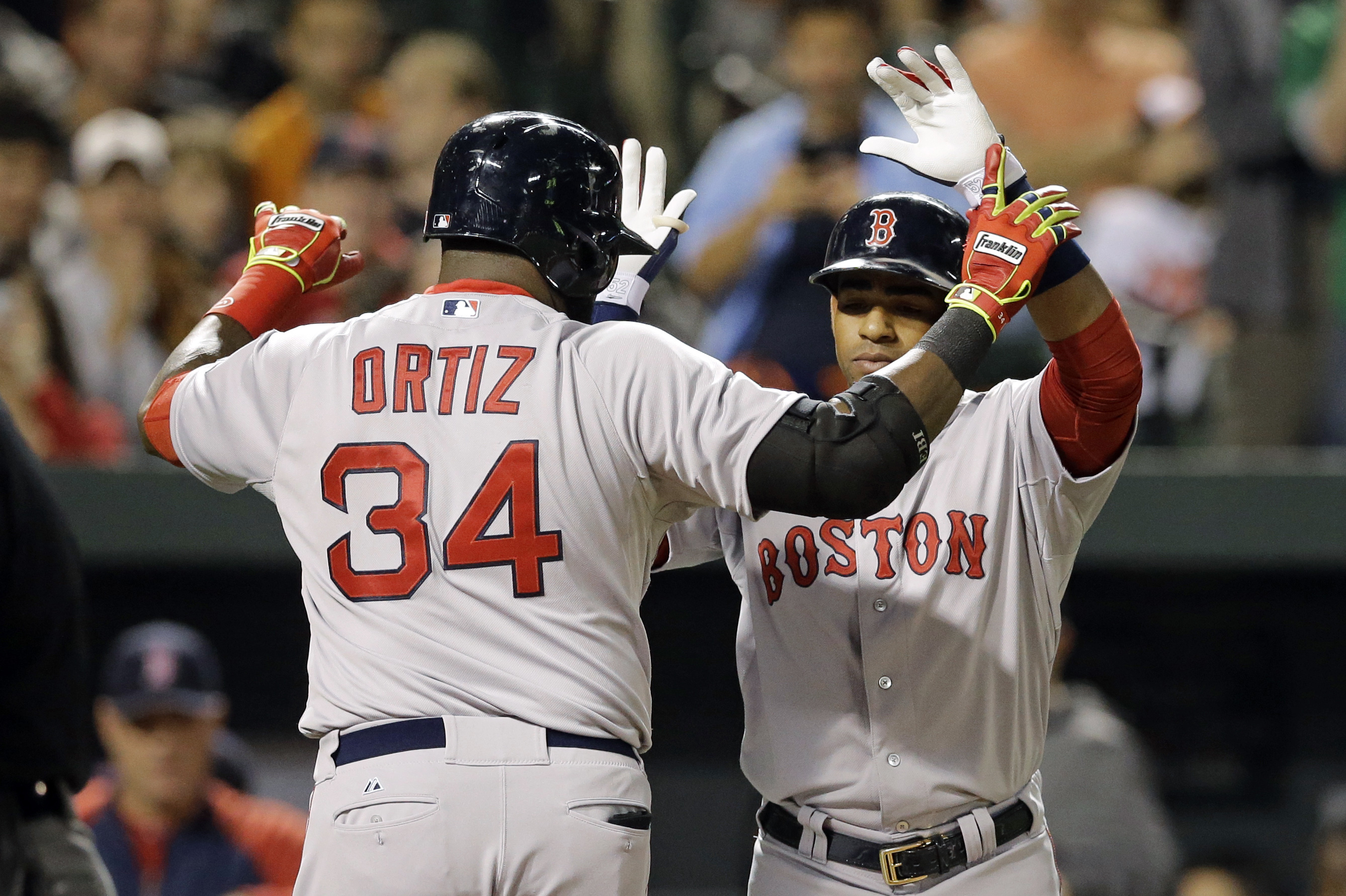 Oritz hits 2 HRs as Red Sox beat Orioles 5-3