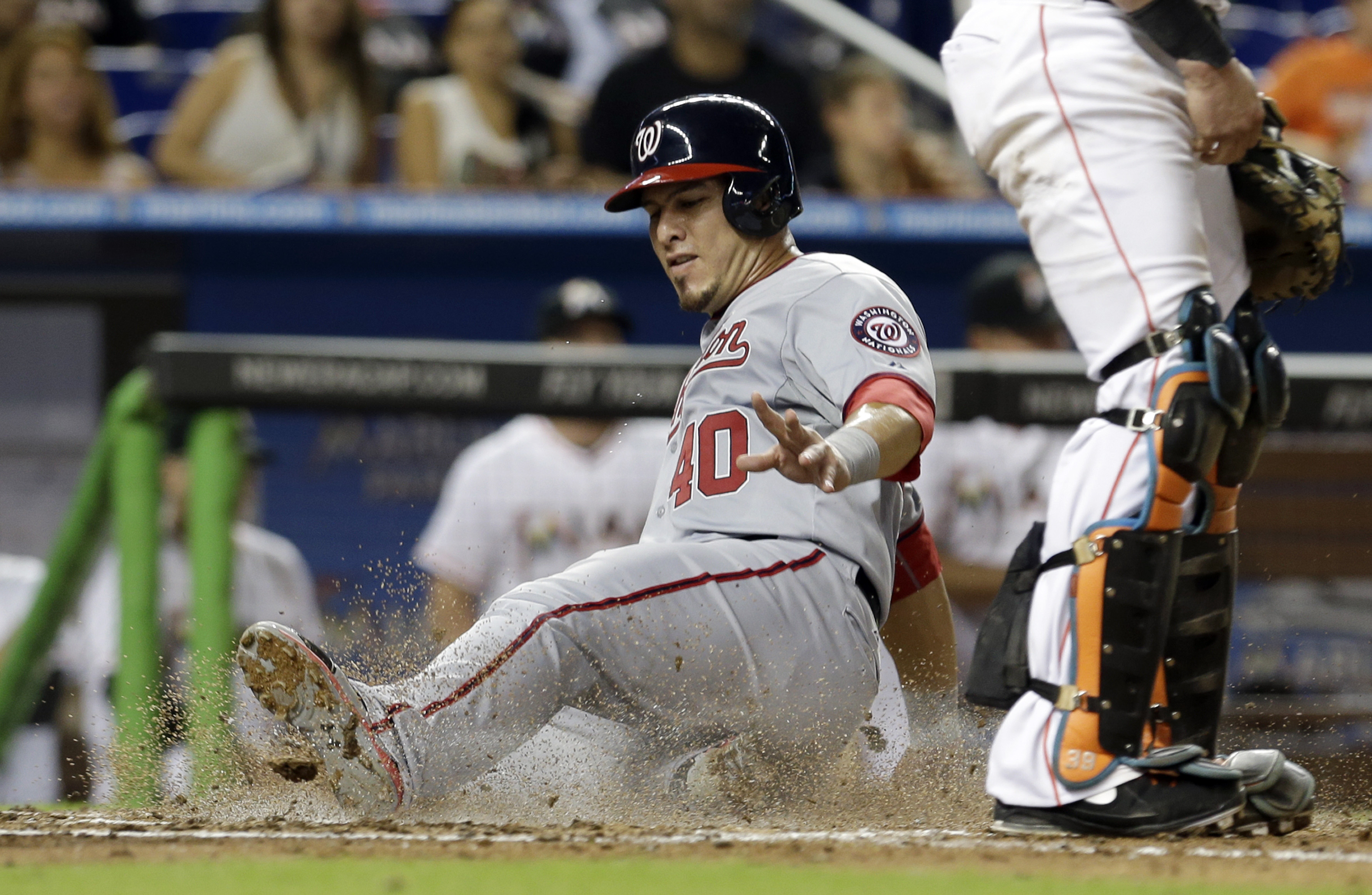 Bour hits first homer in Marlins' loss to Nats