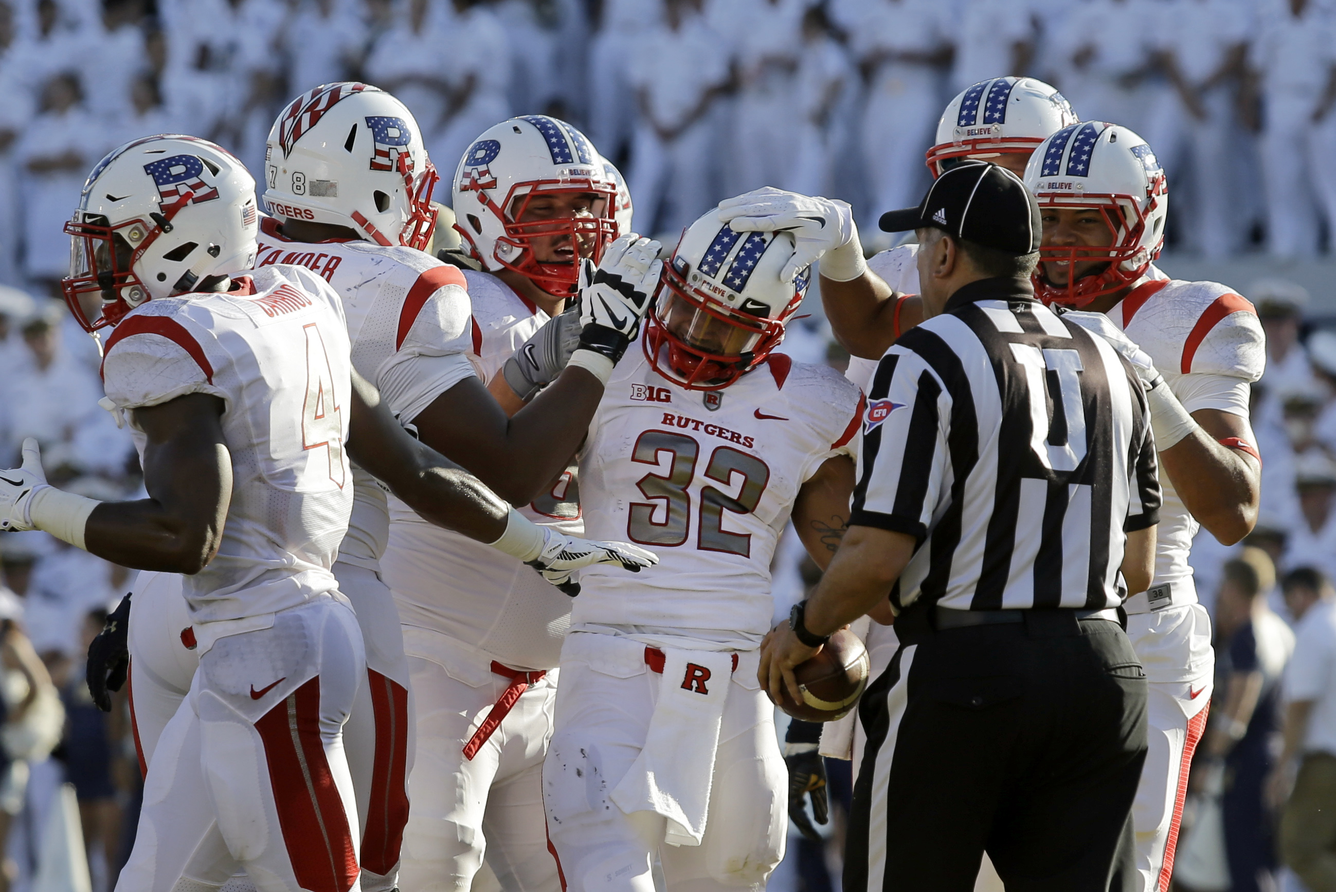 Goodwin TD helps Rutgers beat Navy 31-24