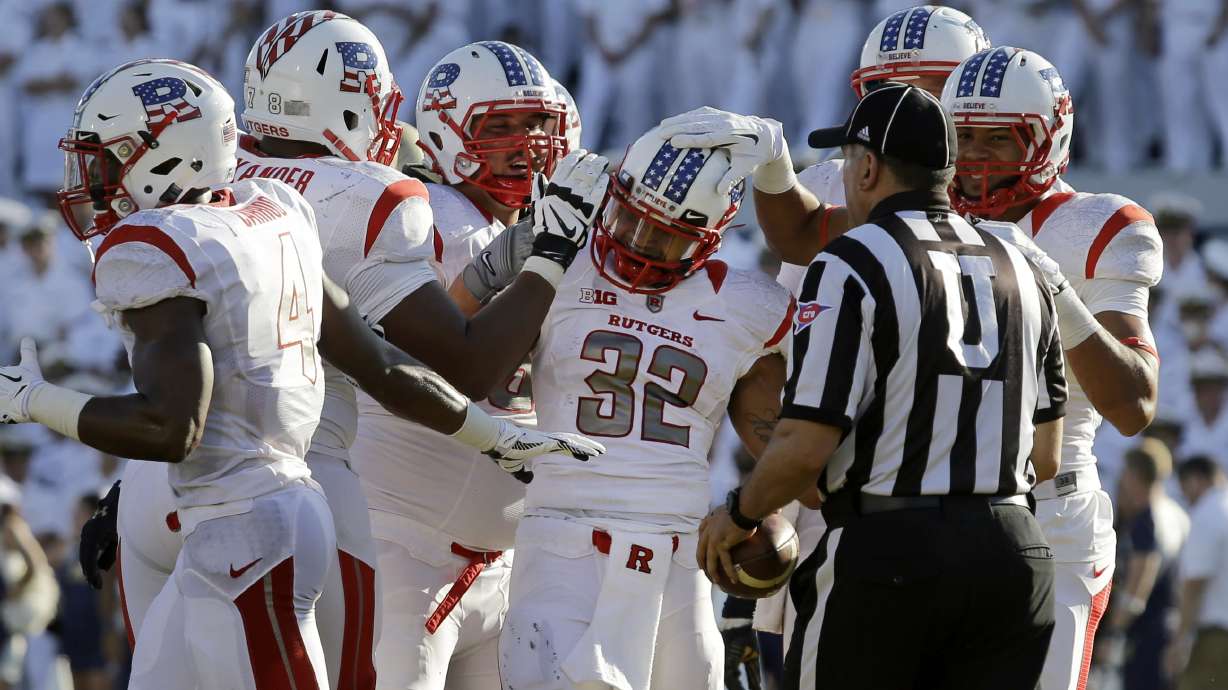 Goodwin TD helps Rutgers beat Navy 31-24