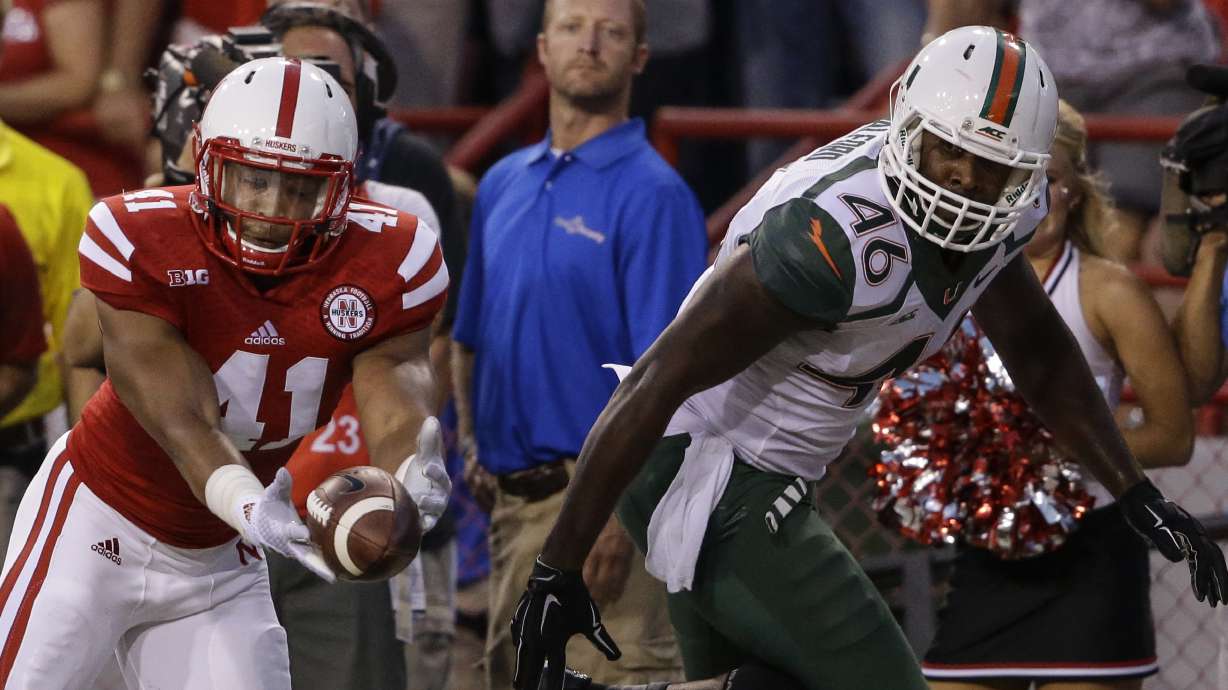 Abdullah key in No. 24 Neb's 41-31 win over Miami