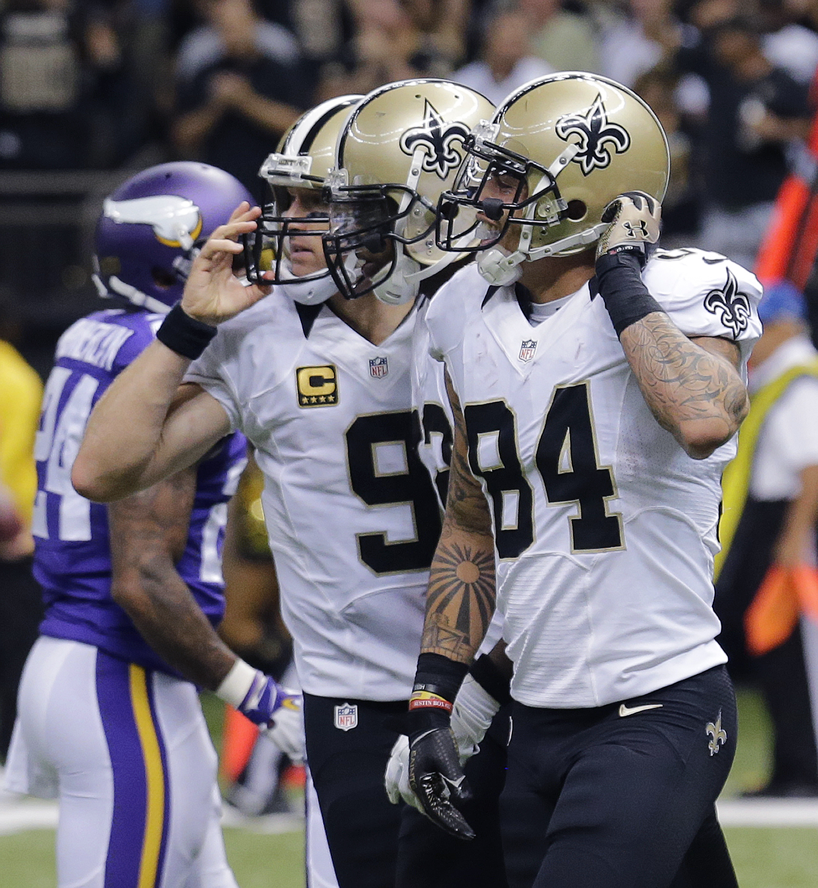 Saints get first win of season, 20-9 over Vikings