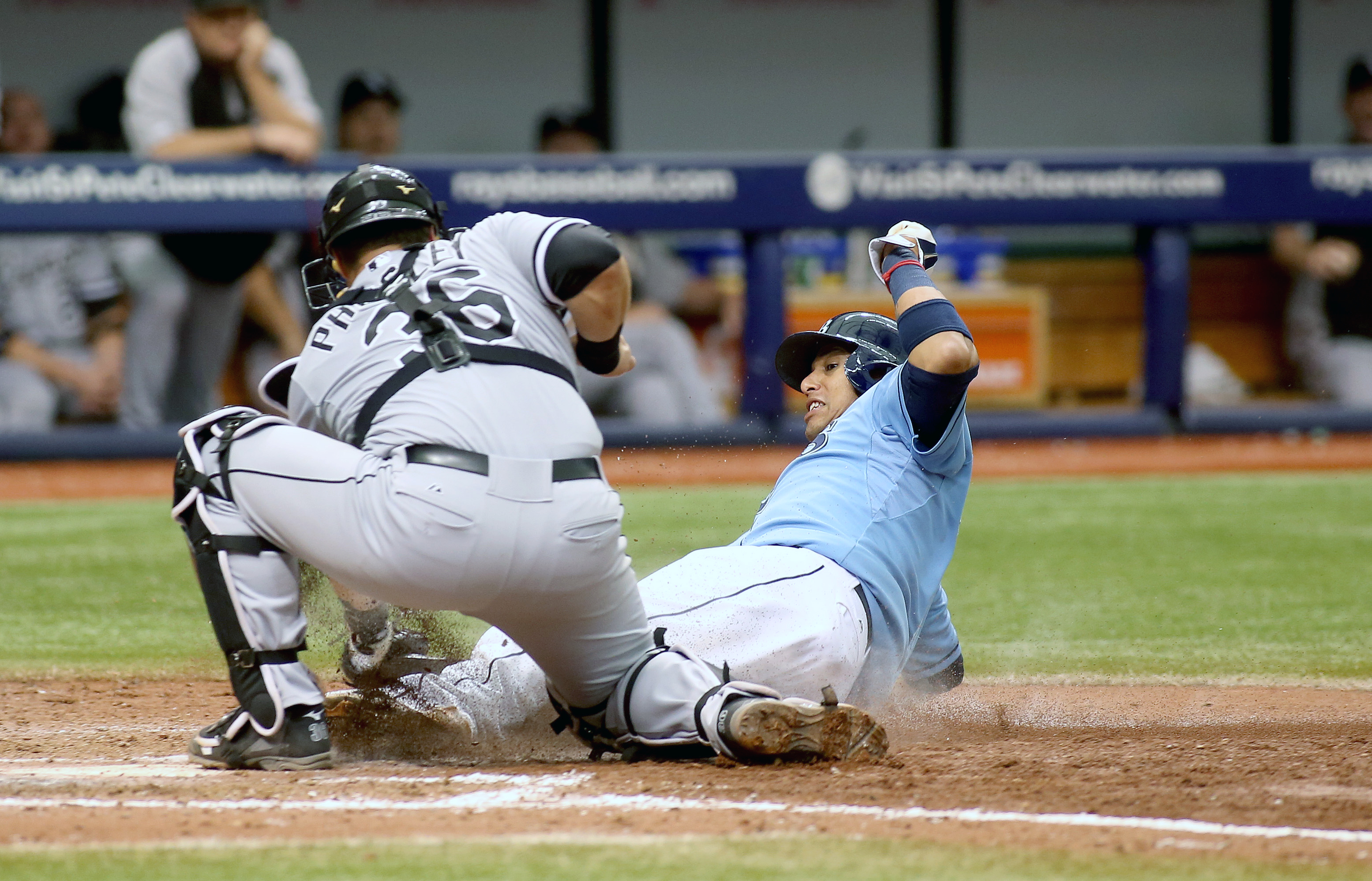 Rays end home season with loss to White Sox