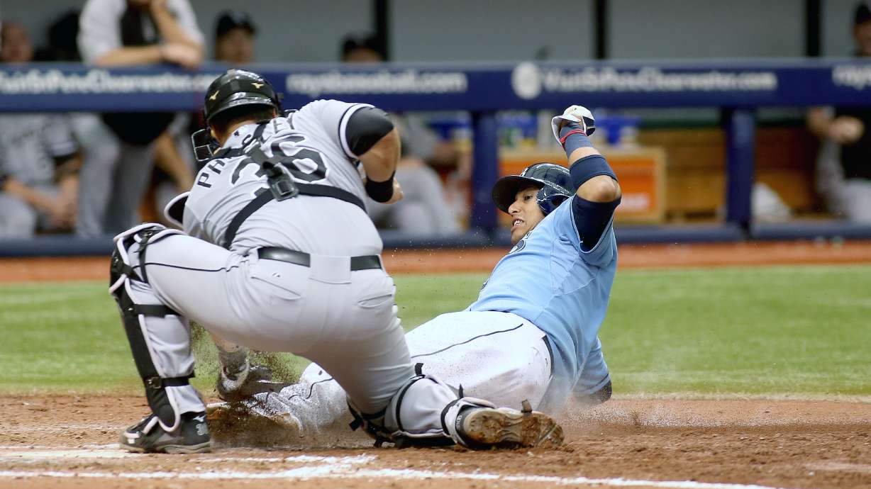 Rays end home season with loss to White Sox