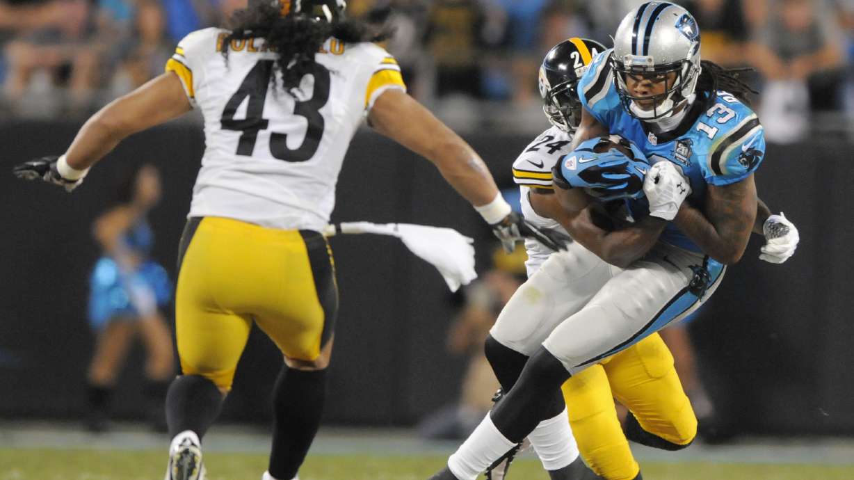 Steelers Taylor breaks arm in win over Panthers