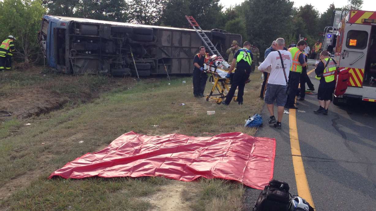 NTSB investigating fatal Delaware bus crash