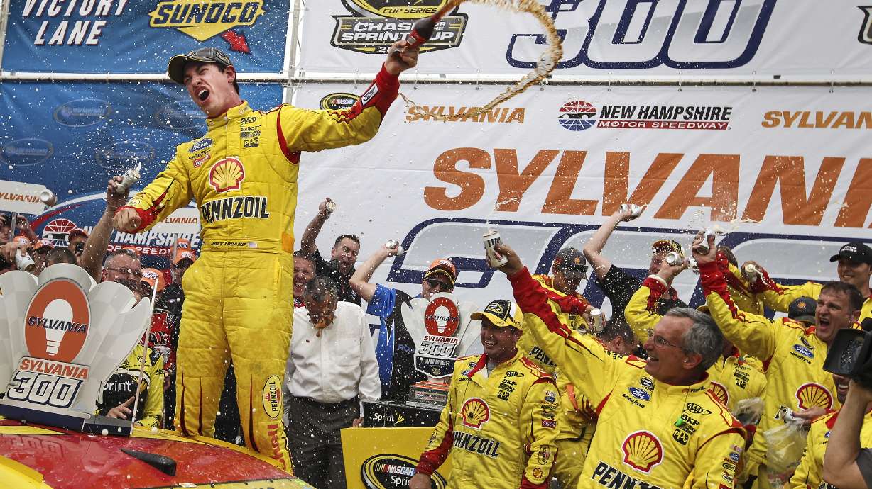 Logano wins at New Hampshire in 2nd Chase race