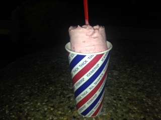 Iceberg's strawberry shake