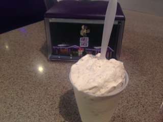 The cookie dough shake at Purple Turtle