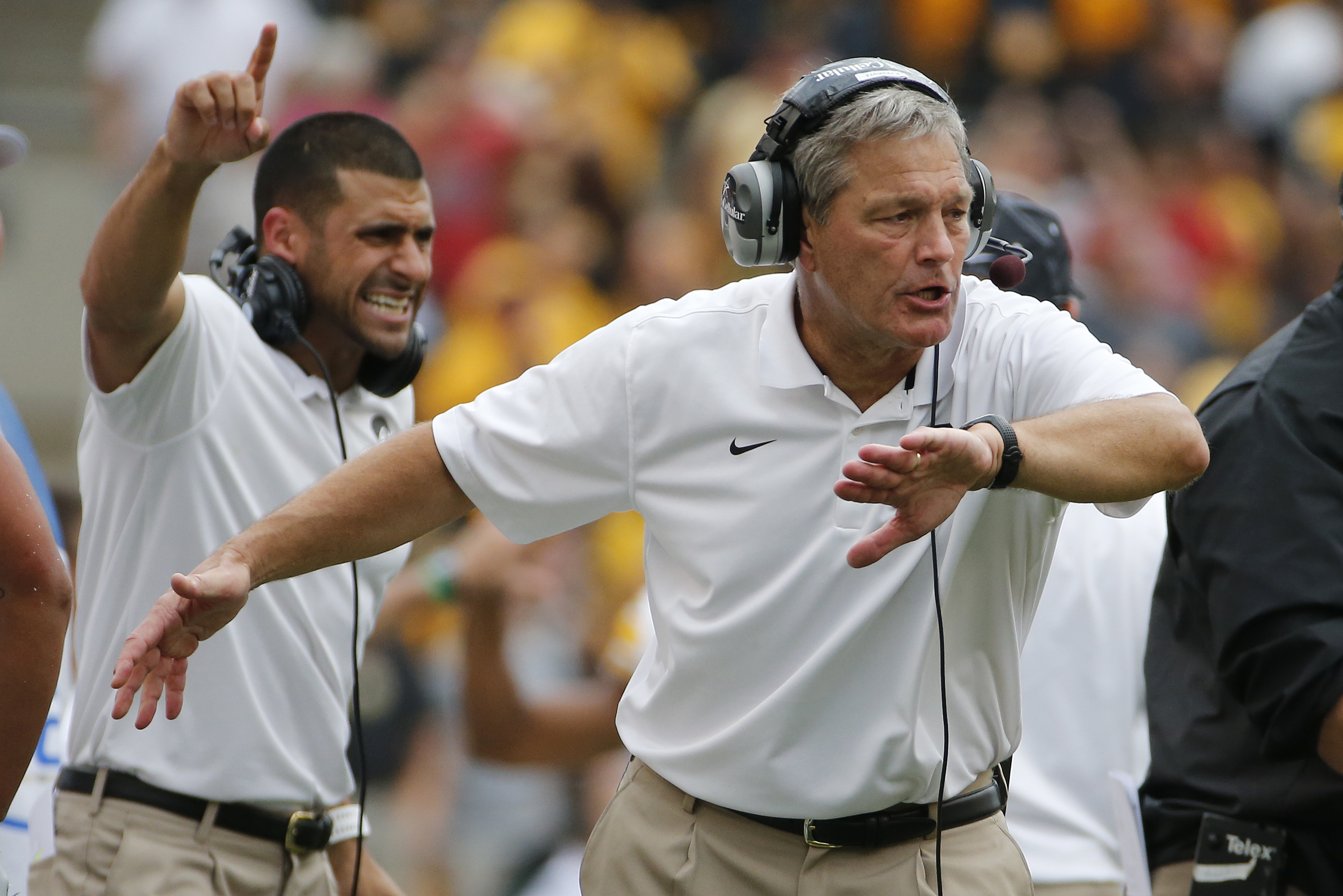 Iowa's starting quarterback job in flux