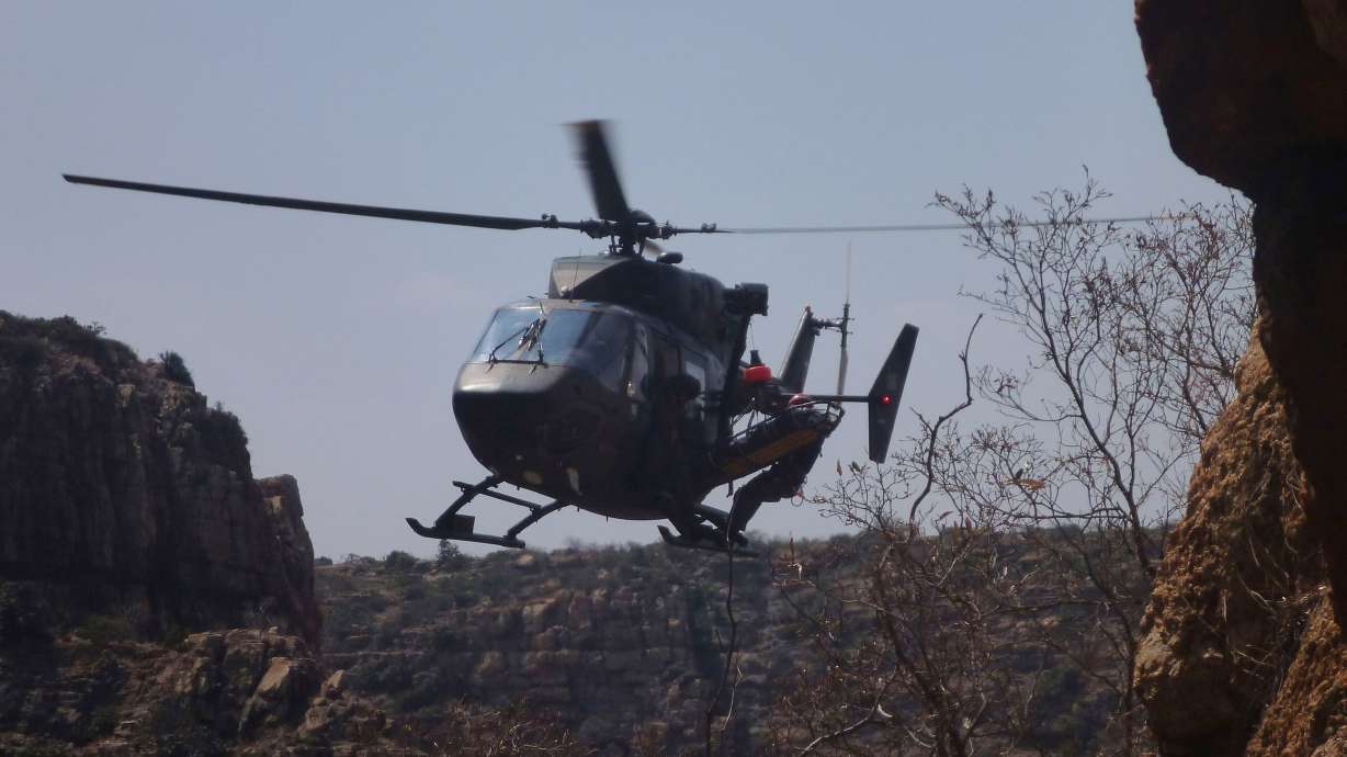 South Africa: Rescuers amputate leg to save man