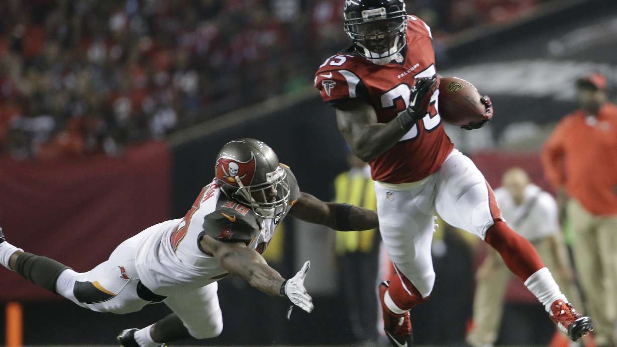 Atlanta's running game shows definite improvement