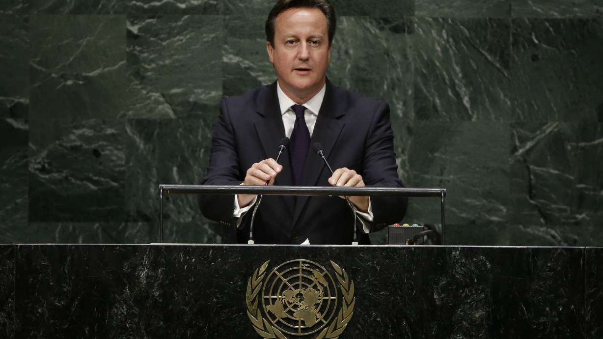 Cameron wants UK to join in airstrikes in Iraq